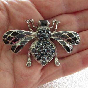 Black BEE Brooch